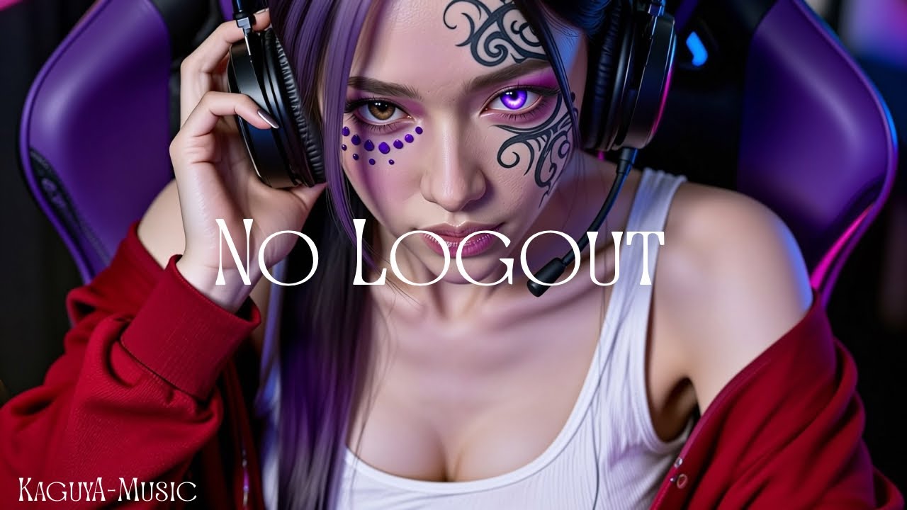 【AI-Music】KaguyA | No Logout (Lyrics Video)