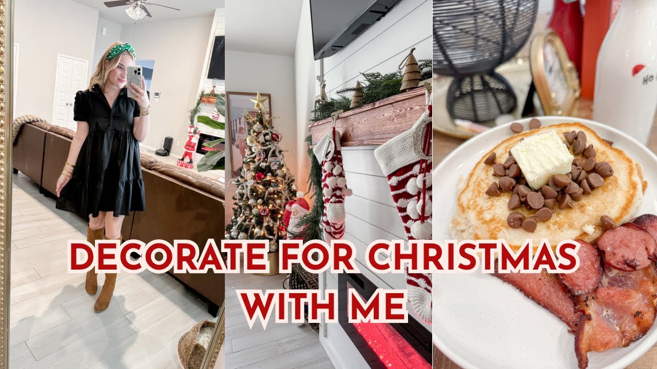 DECORATE FOR CHRISTMAS WITH ME | SUNDAY VLOG | The Basham’s