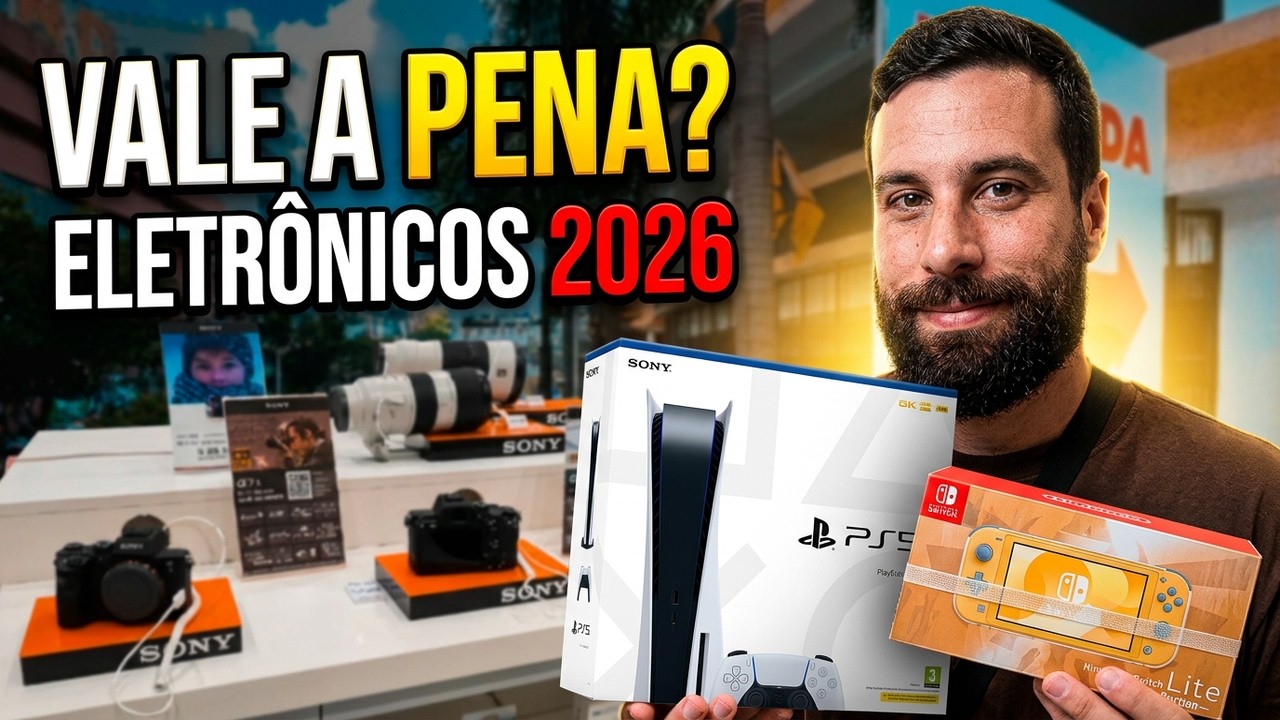 COMPRAS PARAGUAI 2026: Vale a Pena Comprar no Shopping China? Pre&ccedil;os de PS5, C&acirc;meras e Eletr&ocirc;nicos