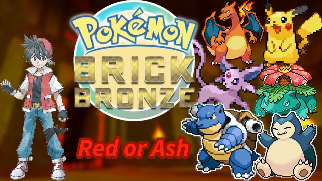 CAN I BEAT POKEMON BRICK BRONZE USING RED'S TEAM?!?!?!