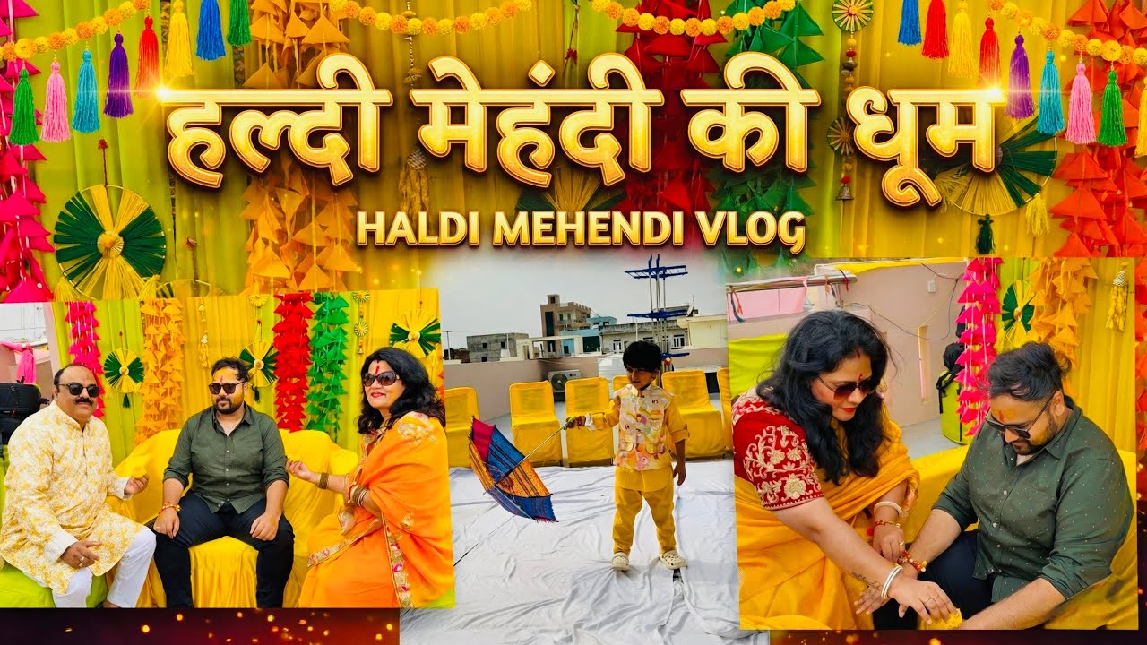 Vlog - 40 Itni Masti?? 😍 Haldi Mehendi ki Dhoom in Jaipur! 🎊 | Family Vlog