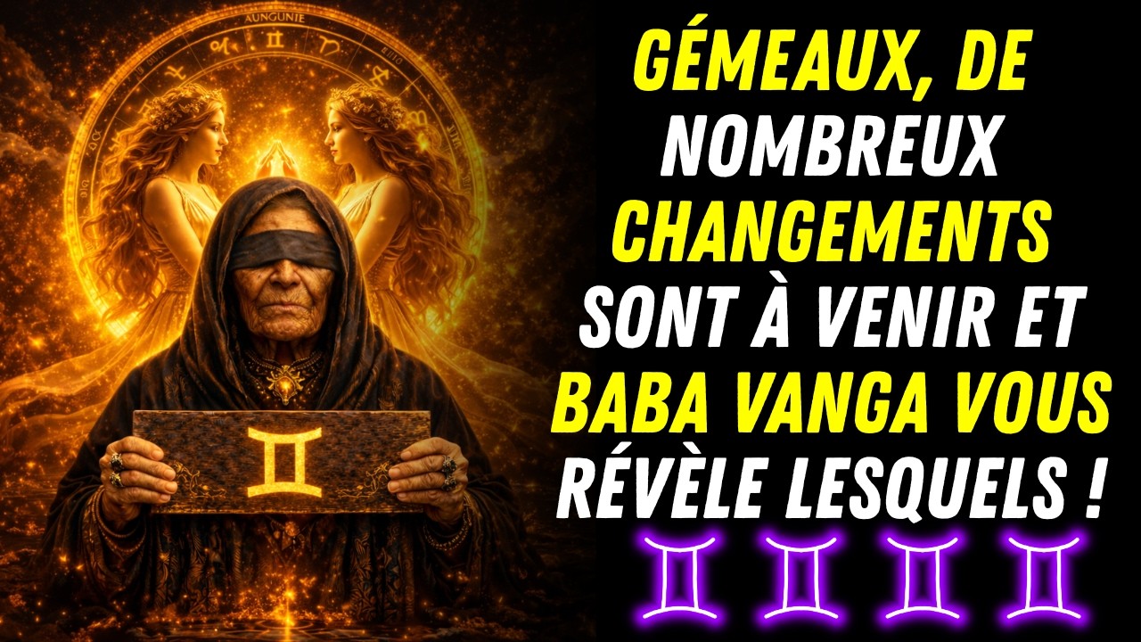 Gémeaux : La Transformation CHOC Qui Va Bouleverser Votre Vie en 2026 Selon Baba Vanga !