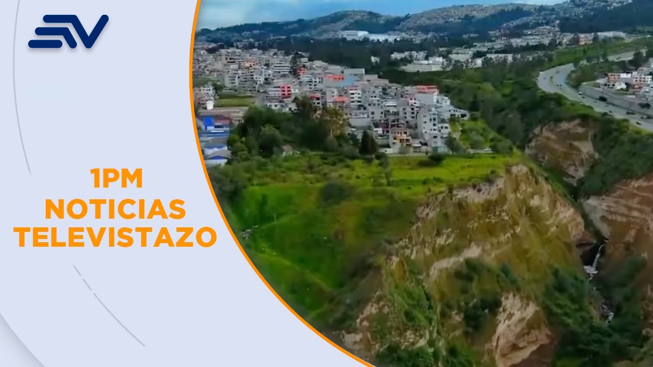 Un socavón amenaza la Av. Simón Bolívar en el sector bicentenario  | Televistazo | Ecuavisa