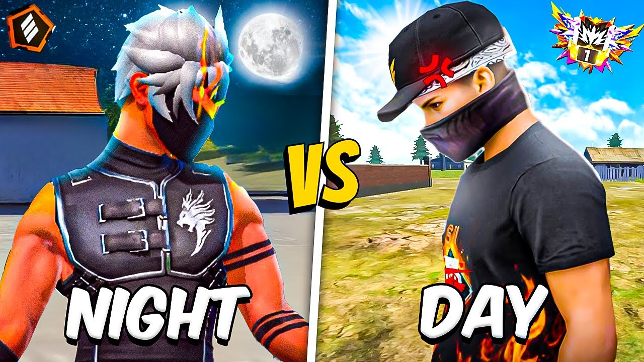 Night vs Day 💀 Lobbies in Free Fire 🔥🔥