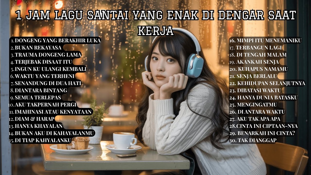 1 Jam Lagu Santai Lo-fi Pop – Hati yang Terdiam Menunggu | Musik Tenang, Rindu & Kenangan