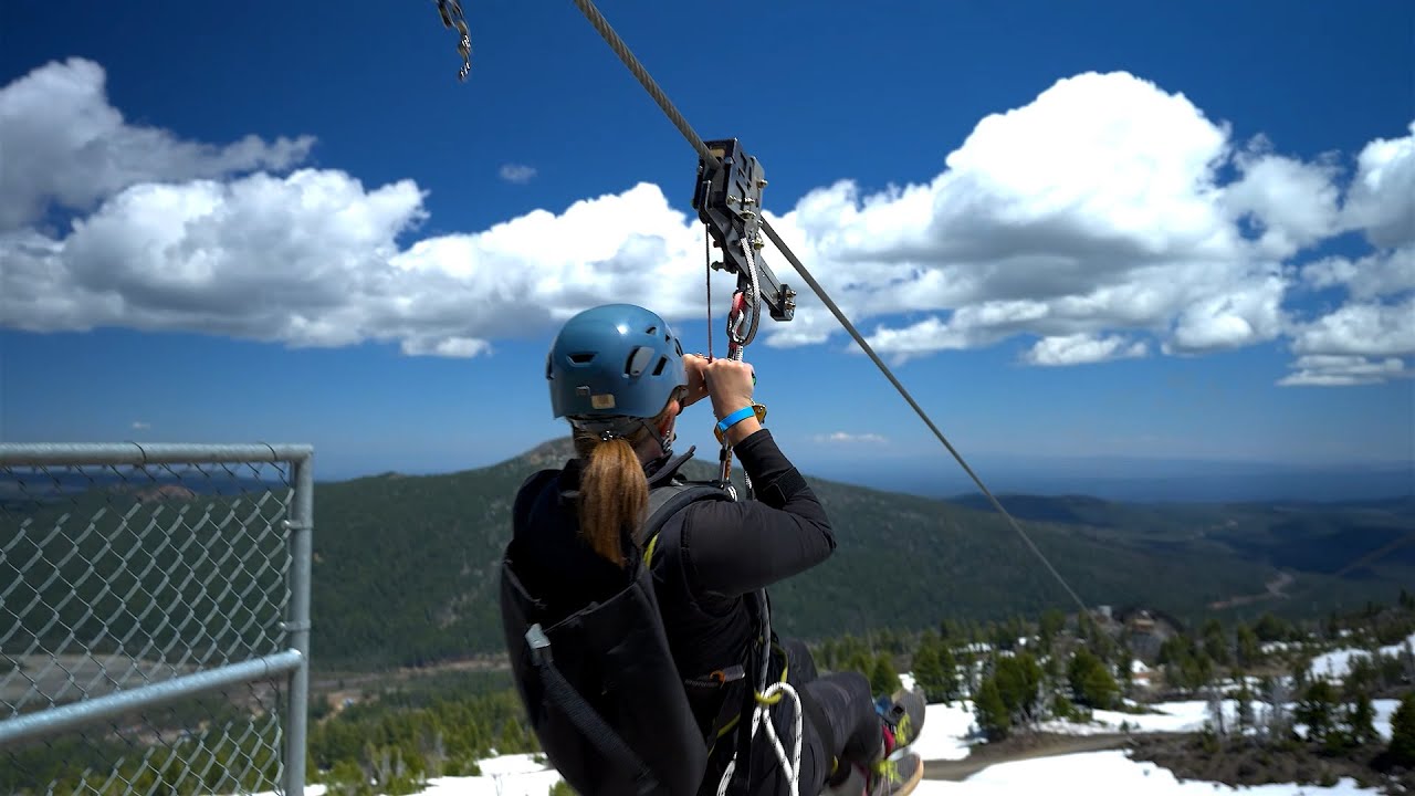 Ziplining thrills and Cascade views with Mt. Bachelor