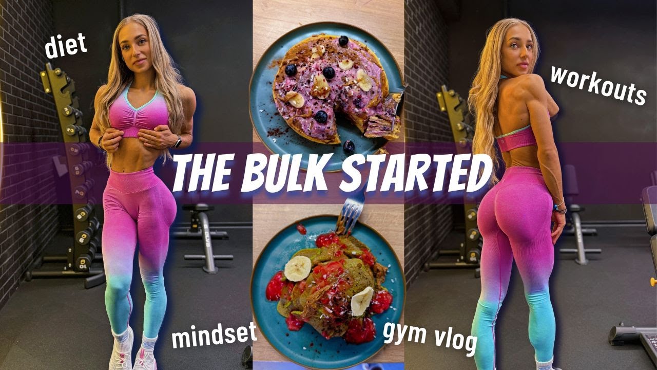 Starting My Bulk / Gaining Phase - Bikini Pro's OFF Season, Food, Back Day & Mindset Update