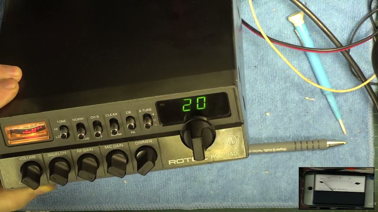 Радиостанция Rotel RVC240 CB27/81 (Великобритания) FM CB — обслуживание/настройка, 21 февраля 202...