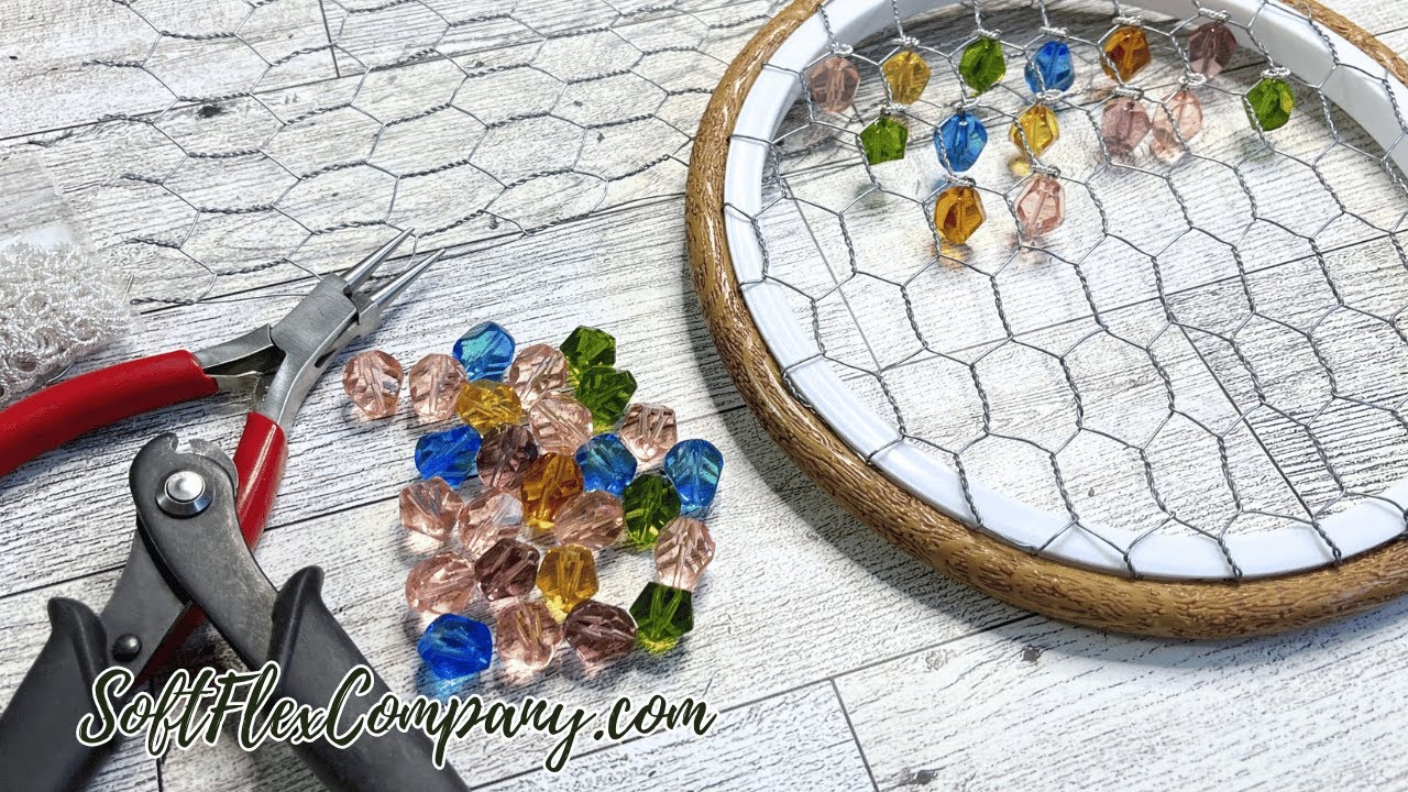 How to Make a Beaded Chicken Wire Suncatcher: Free Spirit Beading with Kristen Fagan