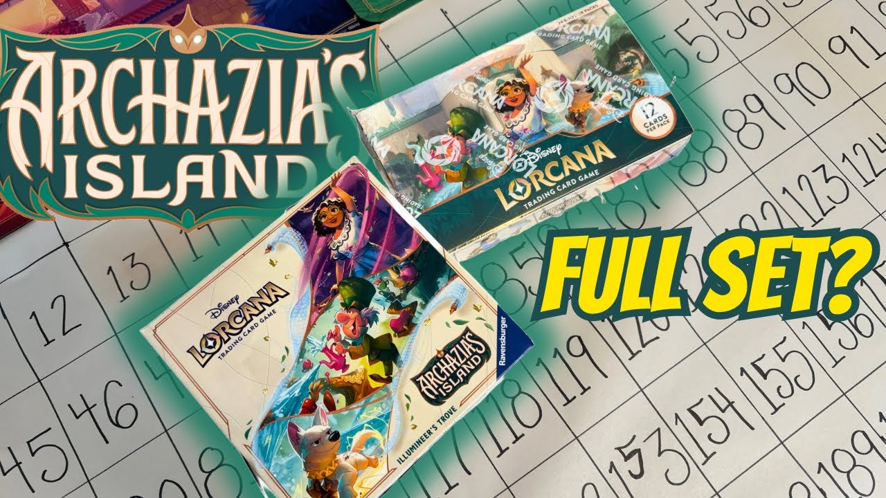 Lorcana Archazia’s Island: Can We Pull EVERY Card from a Booster Box & Trove?