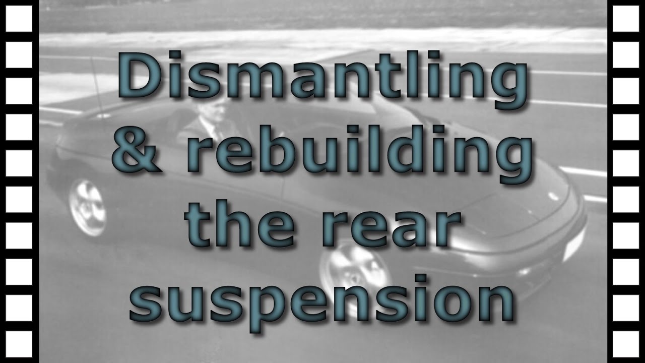 Stripping and rebuilding the rear suspension on the Lotus Elan M100