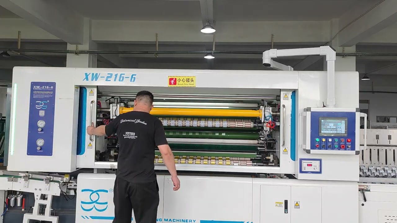 Fully automatic BOPP tape/packing tape/gummed tape /masking tape slitting machine in FAT.