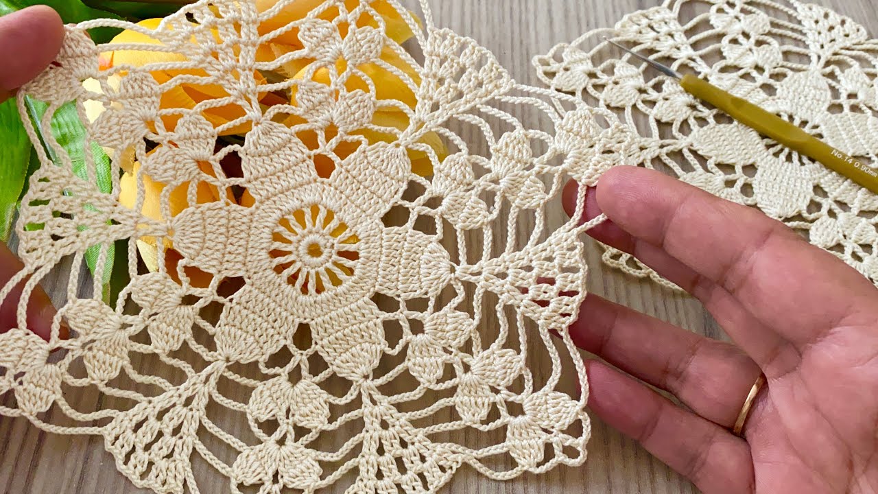 NEW DESIGN ❗️ Gorgeous Crochet Hexagon Flower Pattern Motif Tutorial