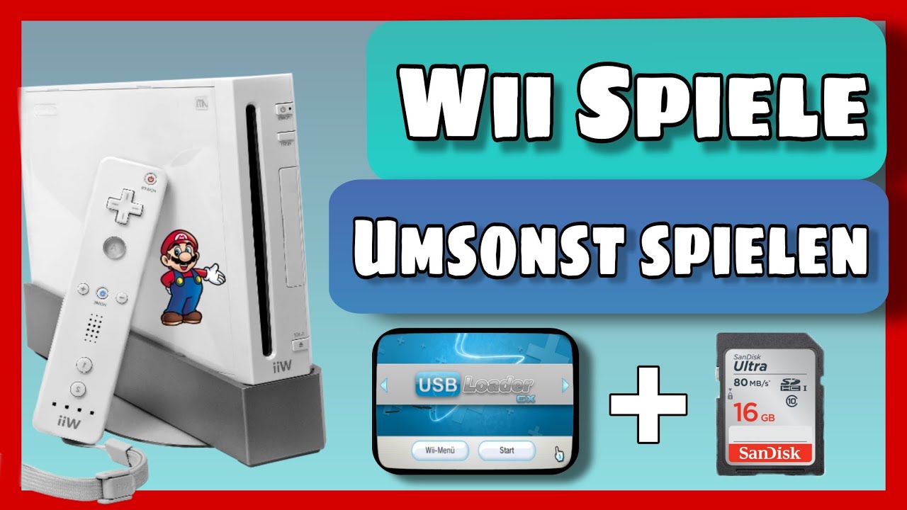 So kannst du mit usb loader gx Wii Spiele umsonst spielen