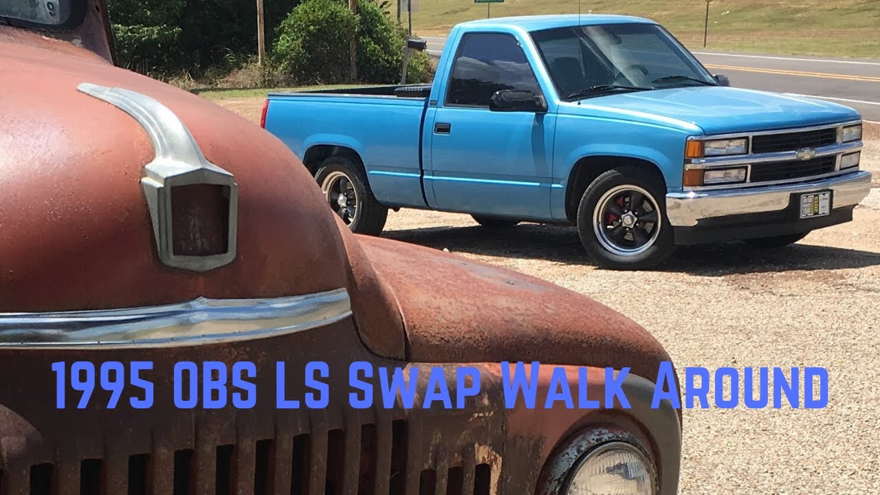 1995 Chevy Cheyenne OBS 5.3 LS swap walk around details, LS Swapped