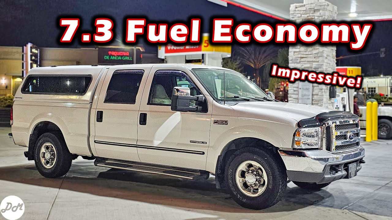 Ford F-350 Super Duty Powerstroke 7.3 Diesel – MPG Test | Highway Fuel Economy & Range