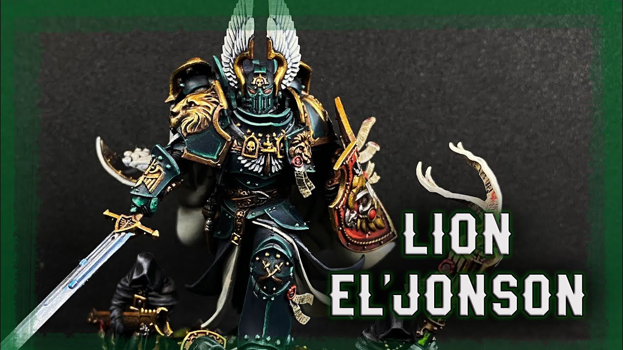 Painting Lion El'Jonson, Primarch of the Dark Angels!