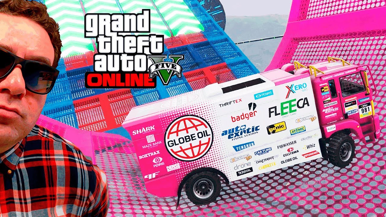 GTA V Online : PARKOUR NO CAMIÃO TODO O TERRENO
