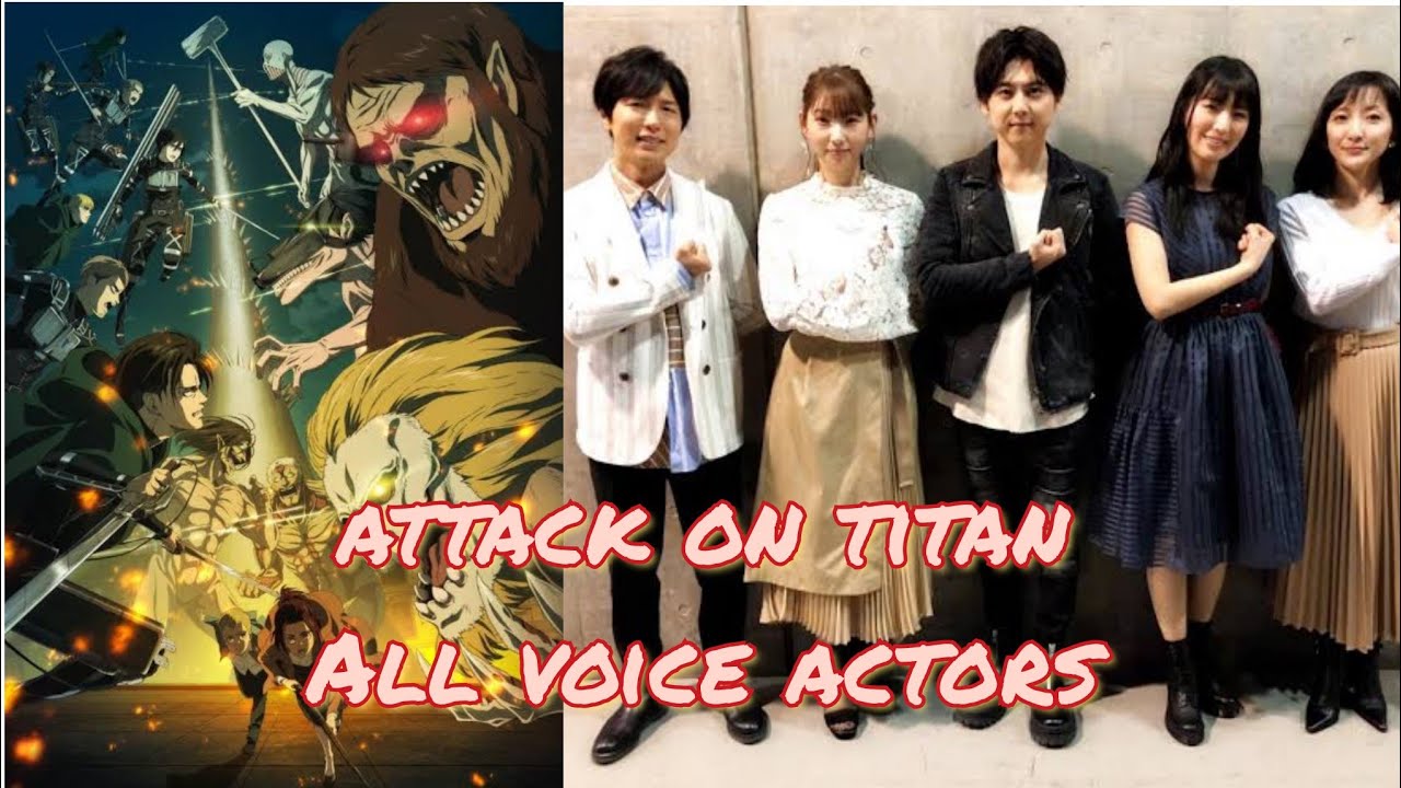 ATTACK ON TITAN All Characters Voice actors | Japanese Seiyuu