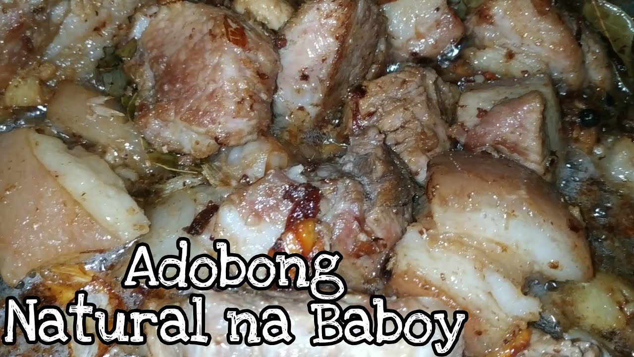 PORK ADOBONG NATURAL | NAPAKASARAP NA ADOBONG NATURAL NA BABOY | Lutong Pinoy