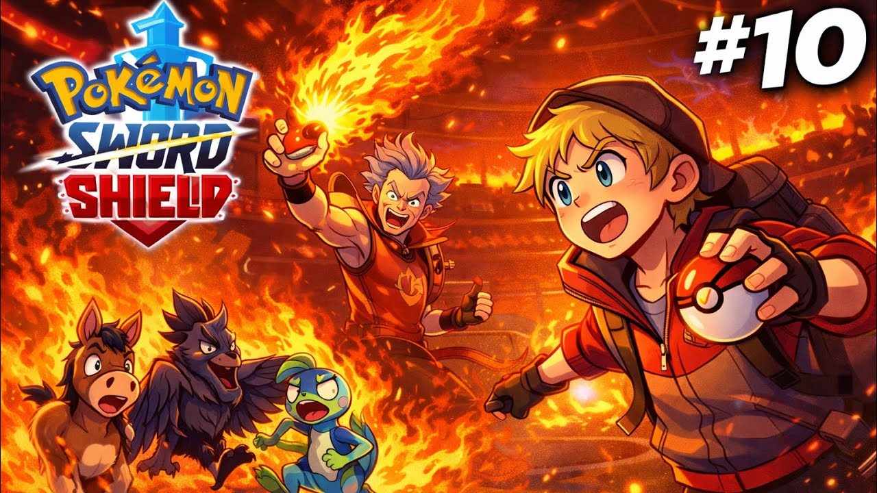 Pokemon Sword #10 - The Fire Gym