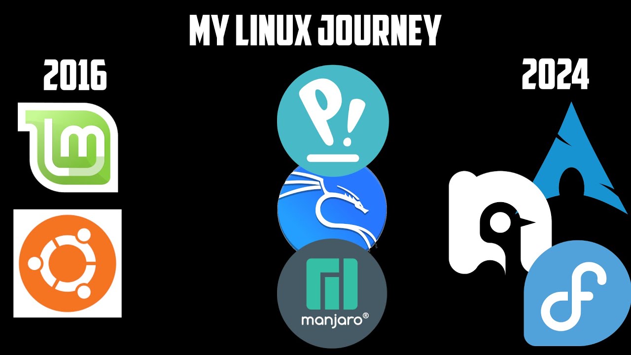 My full Linux journey (2016-2024)