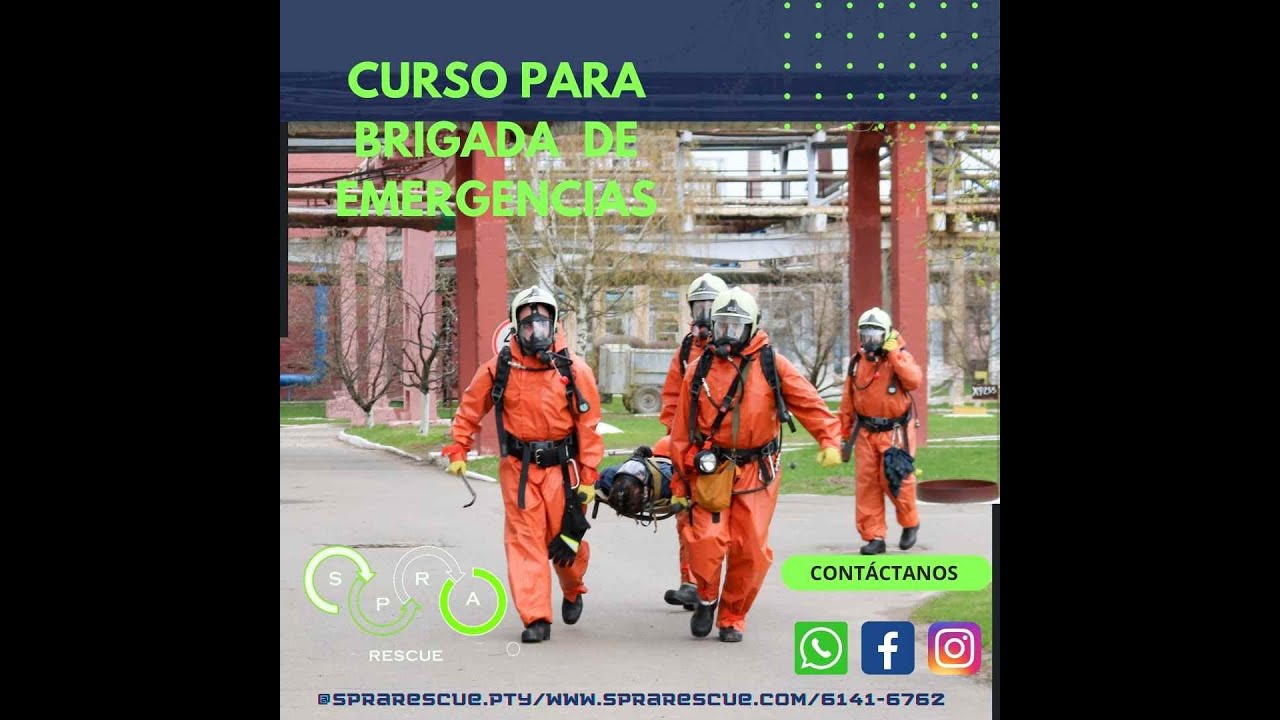 Curso de formación de Brigada de Emergencias