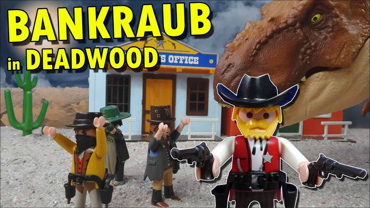 PLAYMOBIL WESTERN MOVIE: Billy das Kind raubt die Bank in Deadwood aus [Stop Motion Animation Film]