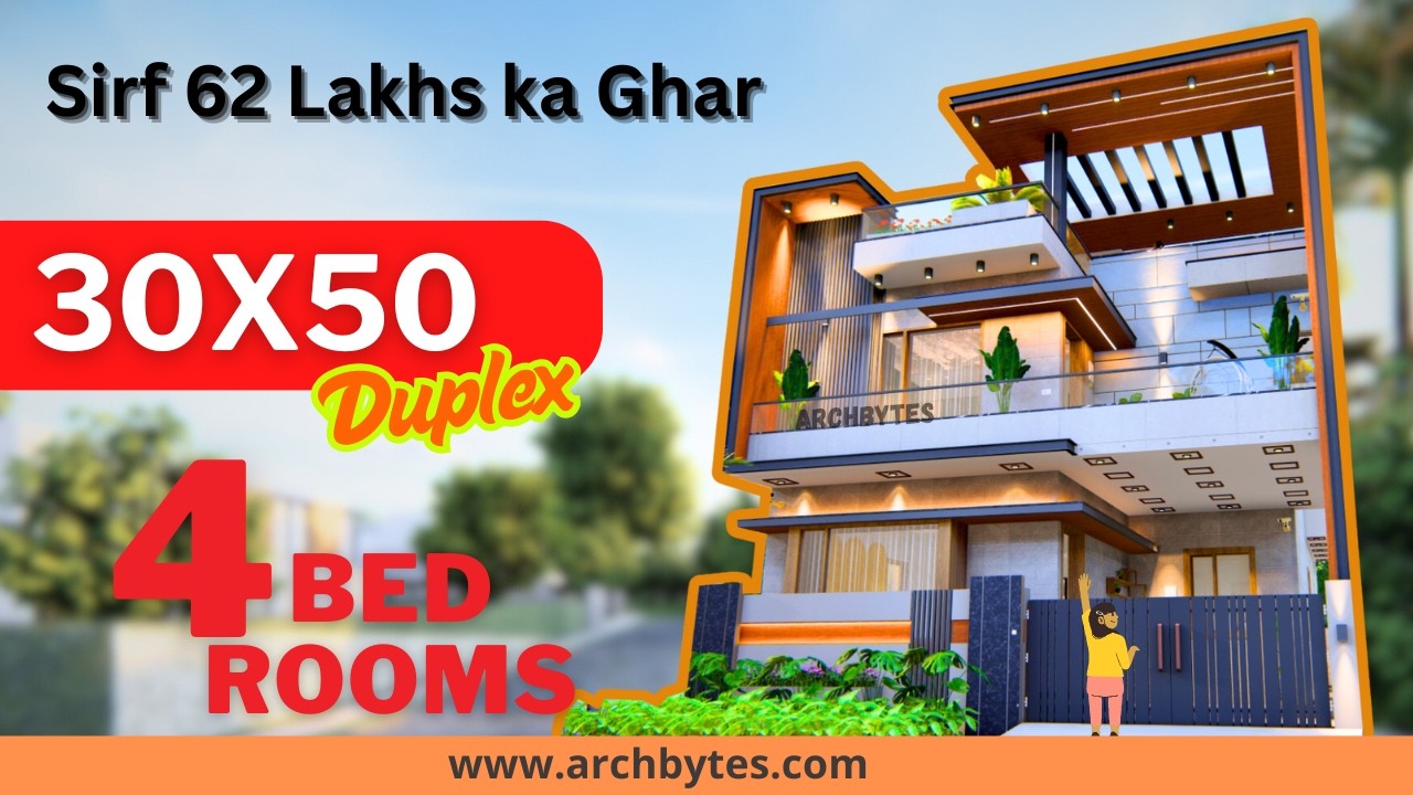 Why This 30x50 Duplex House Design is Perfect