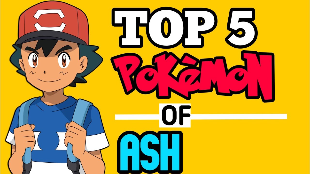 Top 5 Pokemon Of Ash Ketchum In Tamil ( Birthday Special )