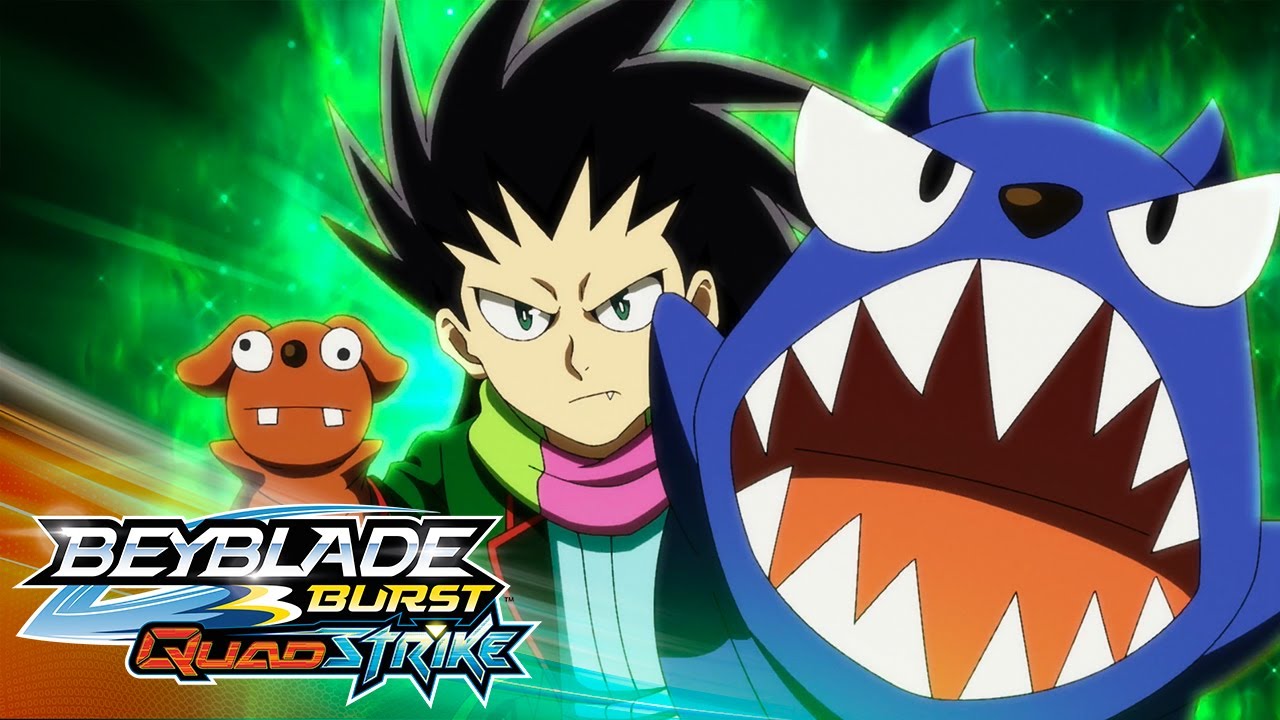 Bel & Ranzo vs Ken Midori! Chain Kerbeus!! | BEYBLADE BURST QUADSTRIKE EP6 | Clipe oficial