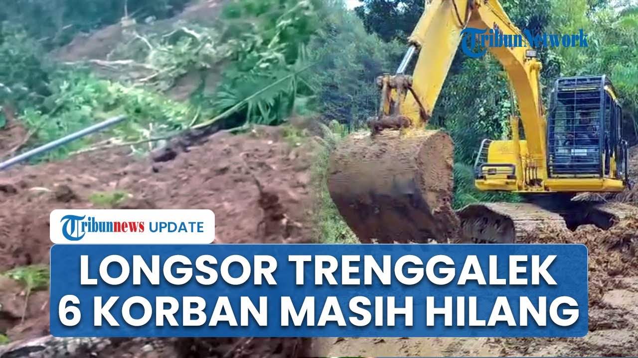 6 Korban Longsor di Trenggalek Masih Hilang, 150 Petugas Gabungan & Anjing Pelacak Dikerahkan
