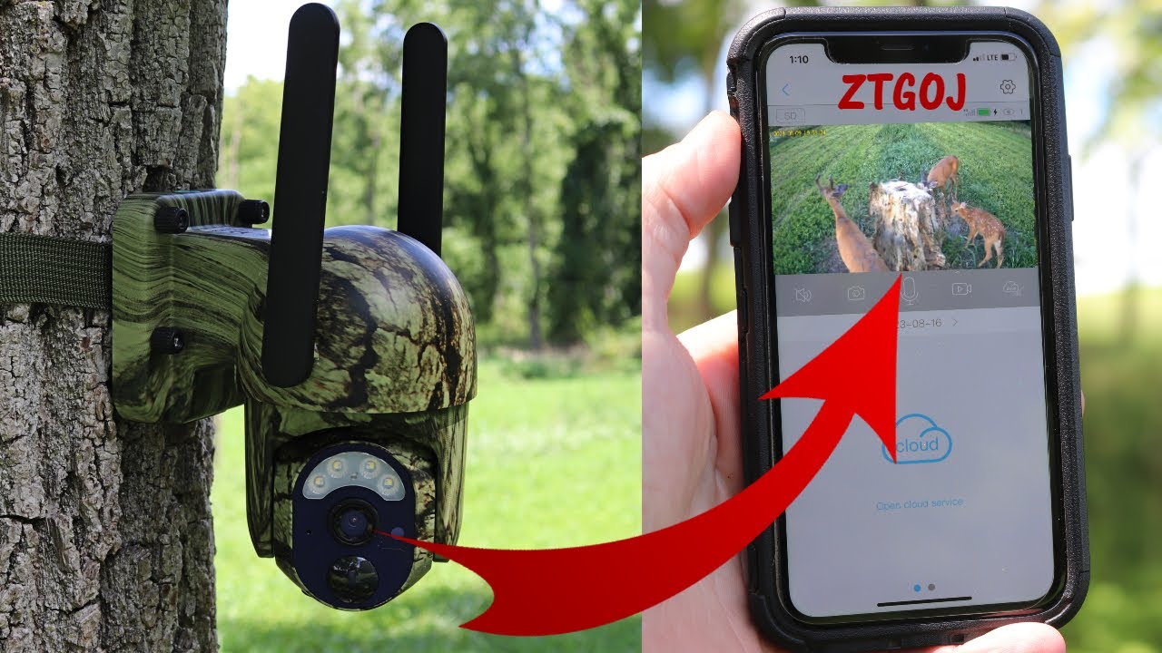 ZTGOJ 4G Solar Trail Camera: Pan/Tilt, Live View, Videos on Your Phone! Field Testing and Review
