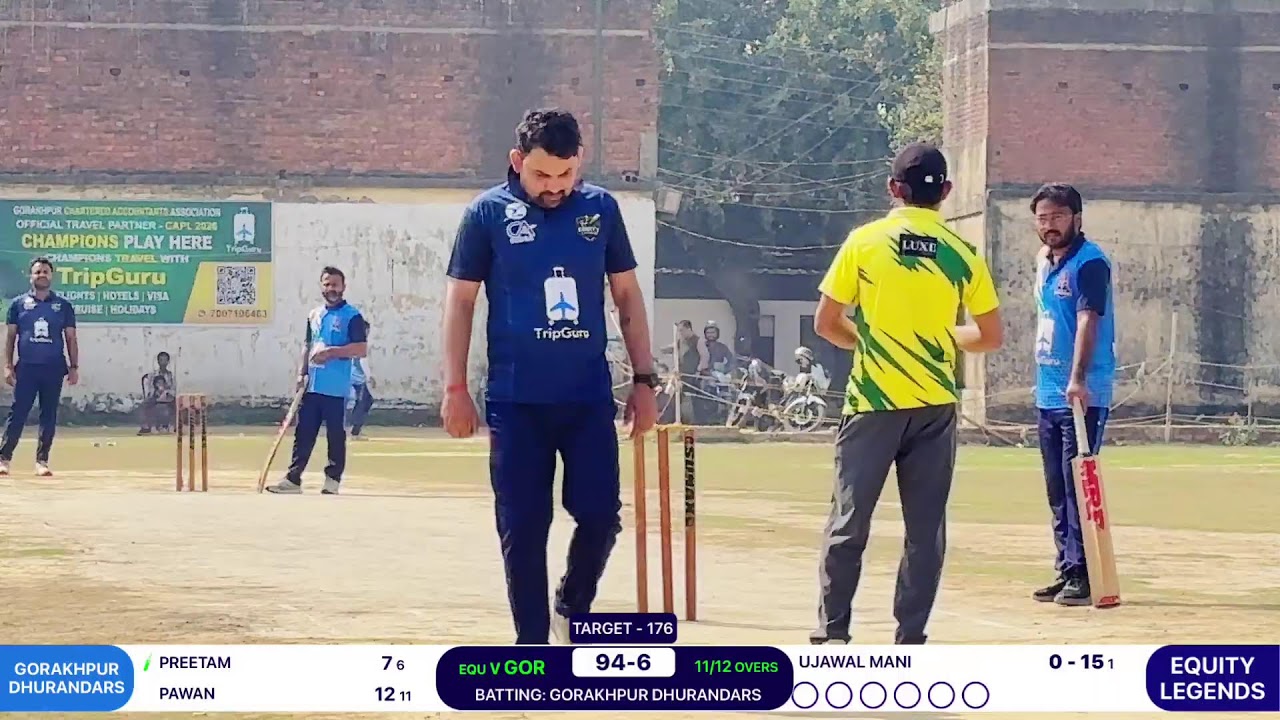 CAPL 2026 Day2) Equity Legends  VS  Gorakhpur Dhurandar