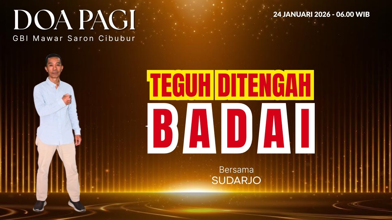 Teguh Di Tengah Badai | Sudarjo