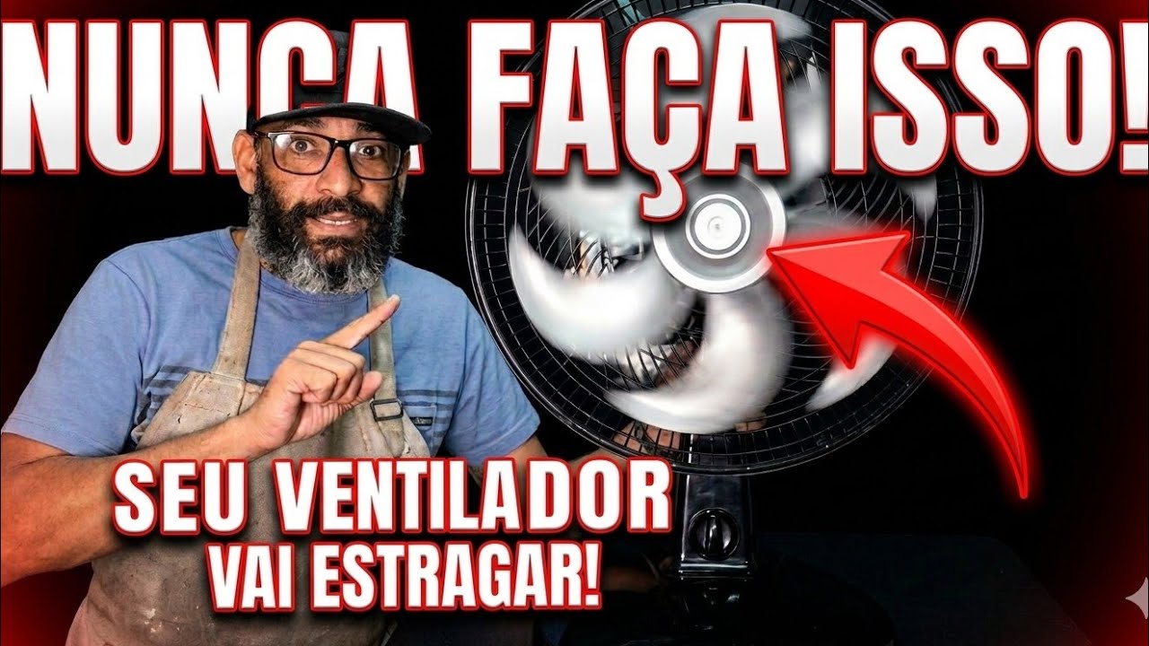 Ventilador de mesa Britânia parou de funcionar!