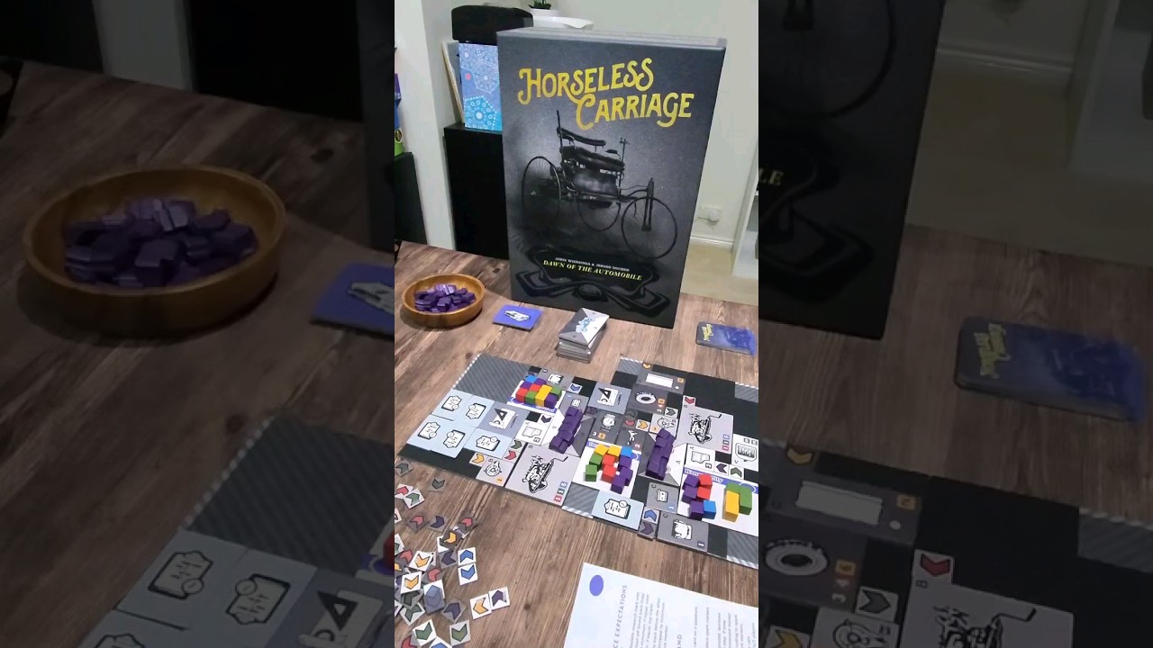 #HorselessCarriage 🐎🚗 is a new game from #Splotter - do you like Splotter games? #shorts #boardgame