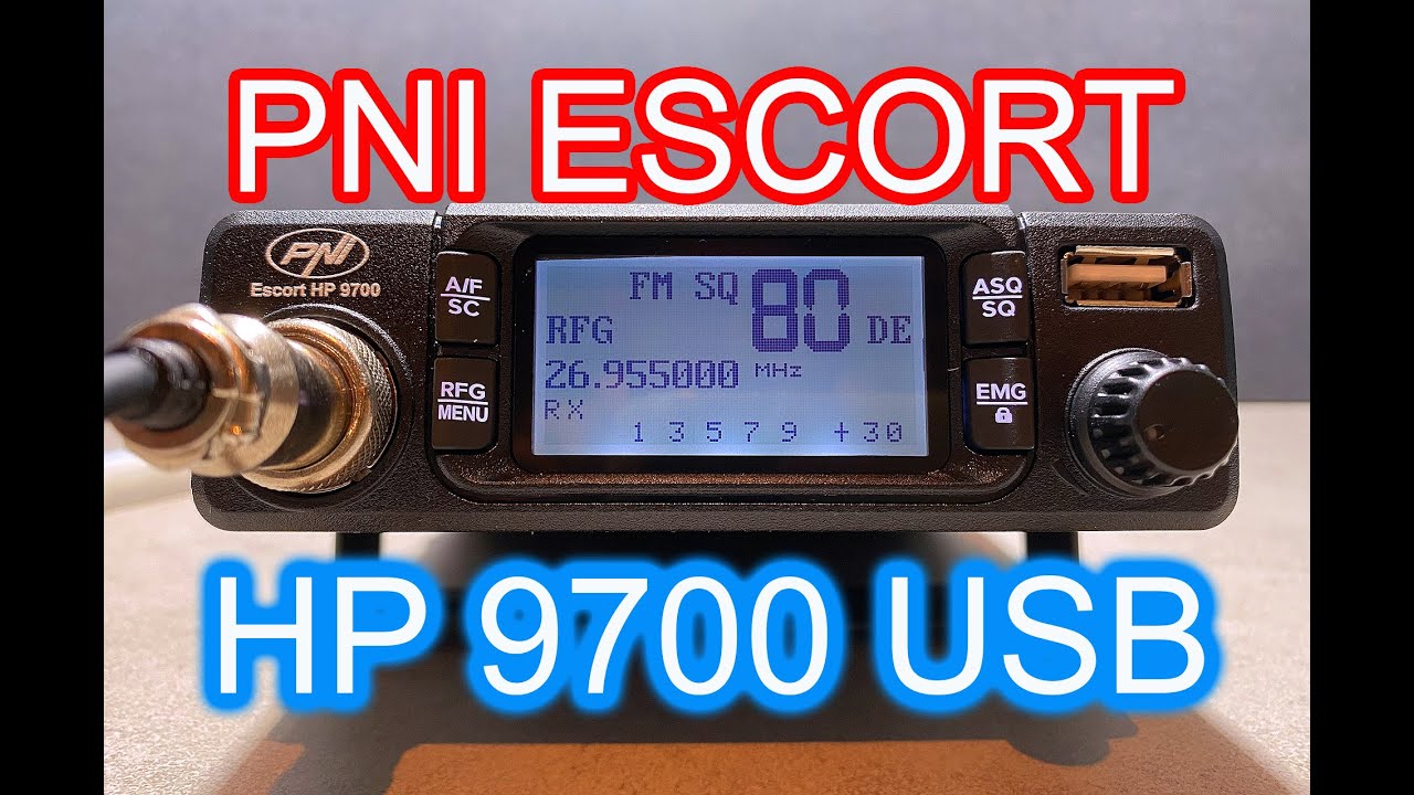 CB-Funk: Das PNI Escort HP9700 USB auf meinem Schreibtisch! Schönes Teil!