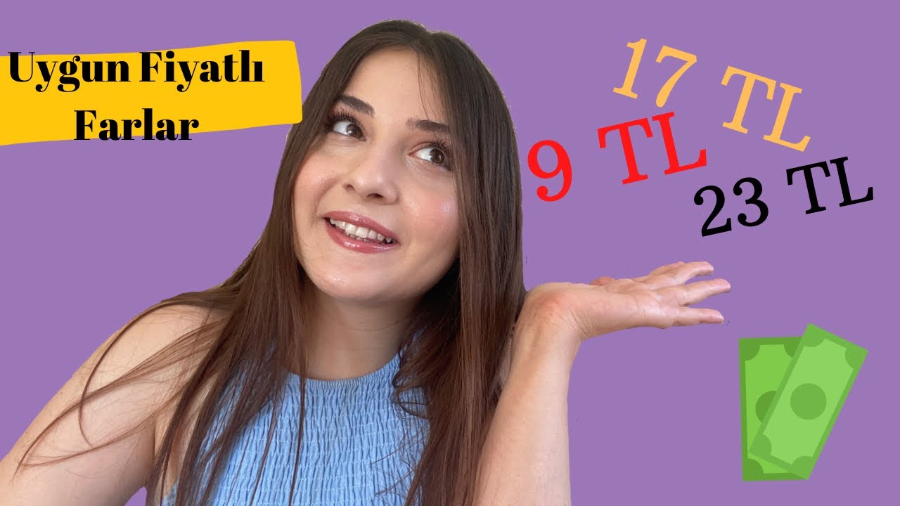UYGUN FİYATLI FAR PALETLERİ | 50 TL VE ALTI MAKYAJ SERİSİ