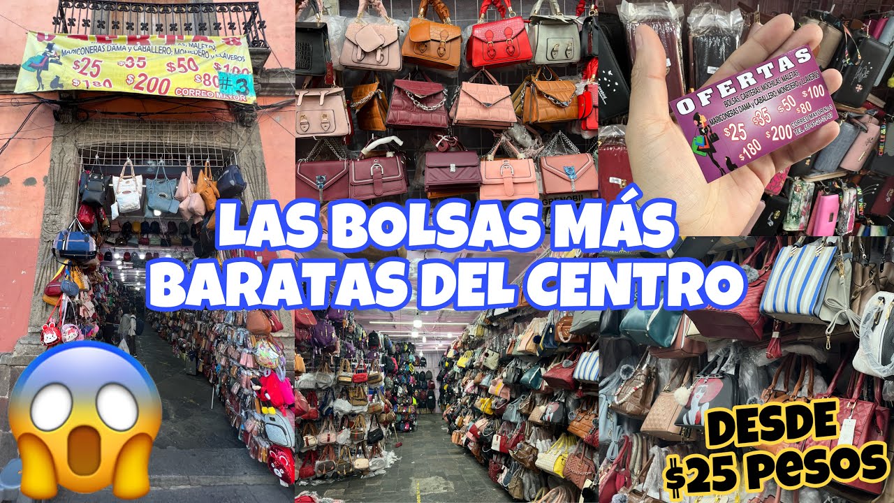 LAS BOLSAS MAS BARATAS DEL CENTRO CDMX PARA NEGOCIO DESDE $25 PESOS MAYOREO Y MENUDEO/RECORRIDO