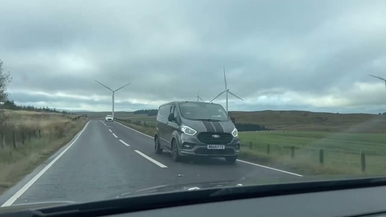 Driving at Carlisle Scottish boarder / Carlisle North England