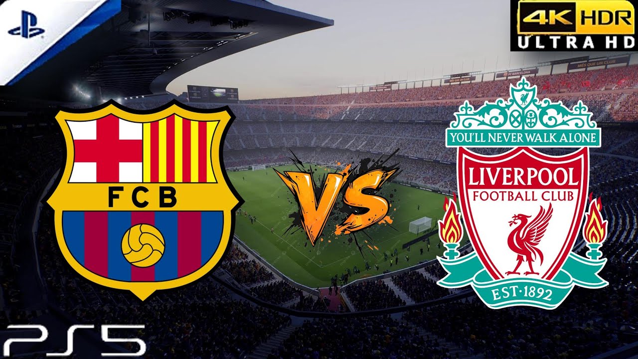 Spotify camp Nou: eFootball 2026 Gameplay 👀😱| Barcelona 🆚 Liverpool | PS5 4K 60FPS #efootball #pes