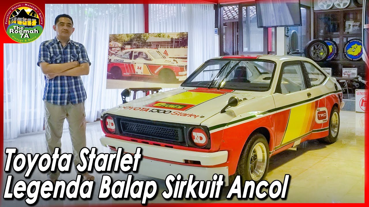 Toyota Starlet KP47 TOM'S , Legenda Balap Sirkuit Ancol Tempo Dulu
