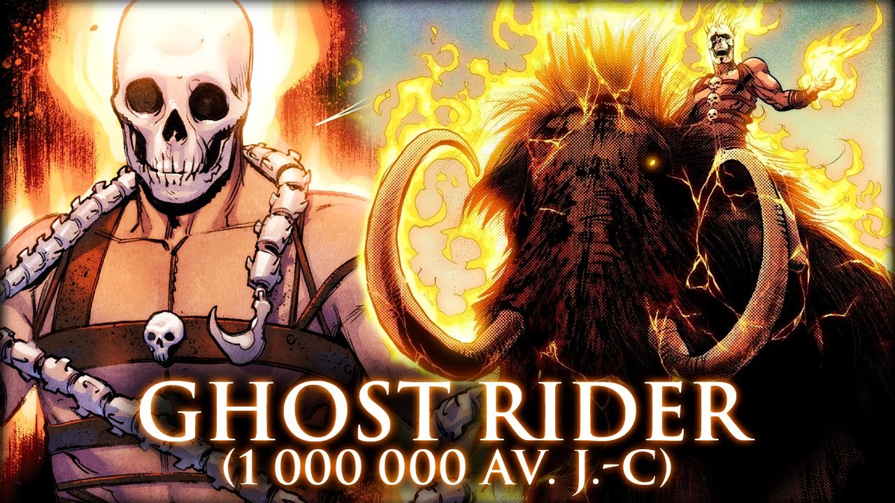 Le tout PREMIER GHOST RIDER de l'univers MARVEL (1 000 000 Av. J-C)