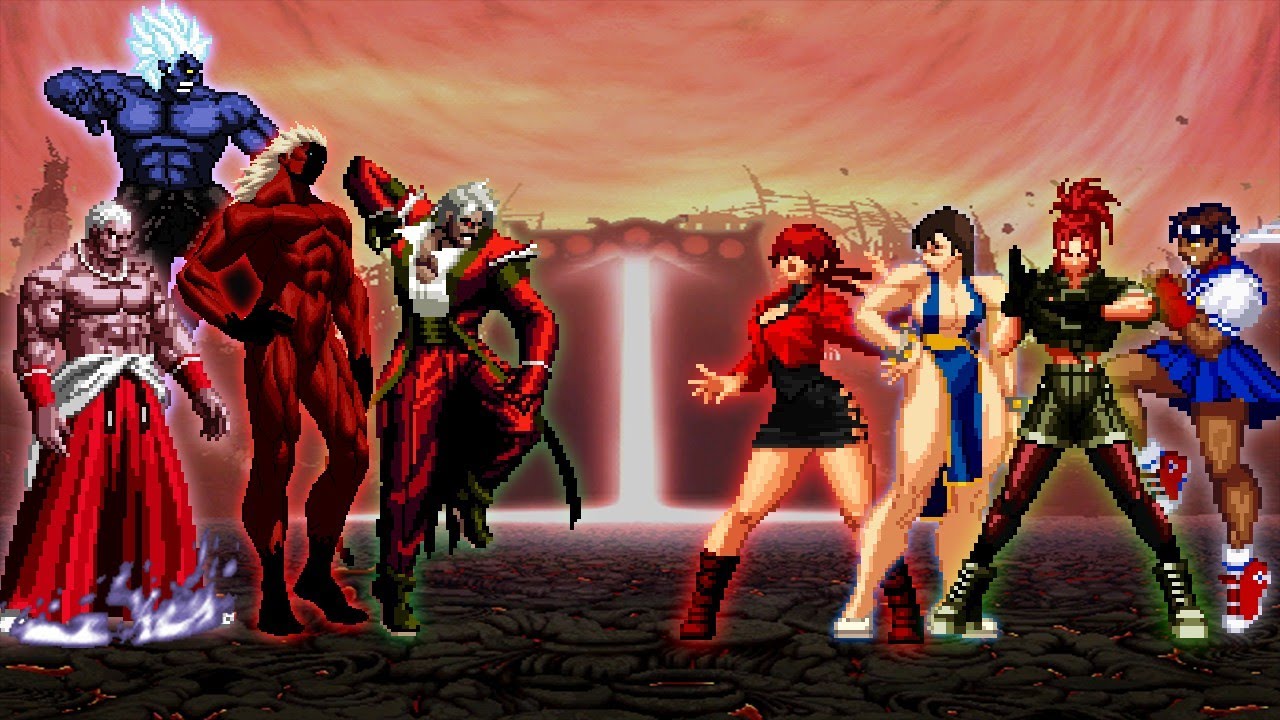 Saiki Team vs Leona Heidern Team 