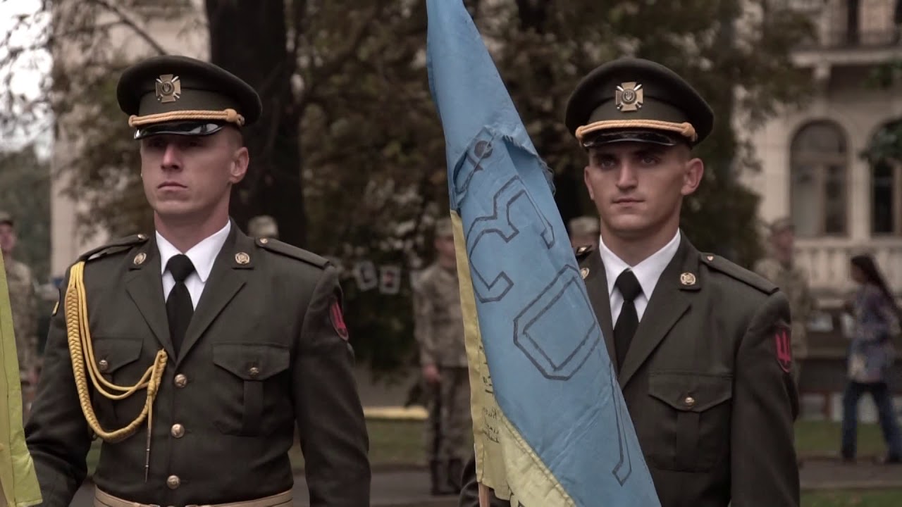 Урочиста церемонія підняття Державного Прапора України 23.08.17