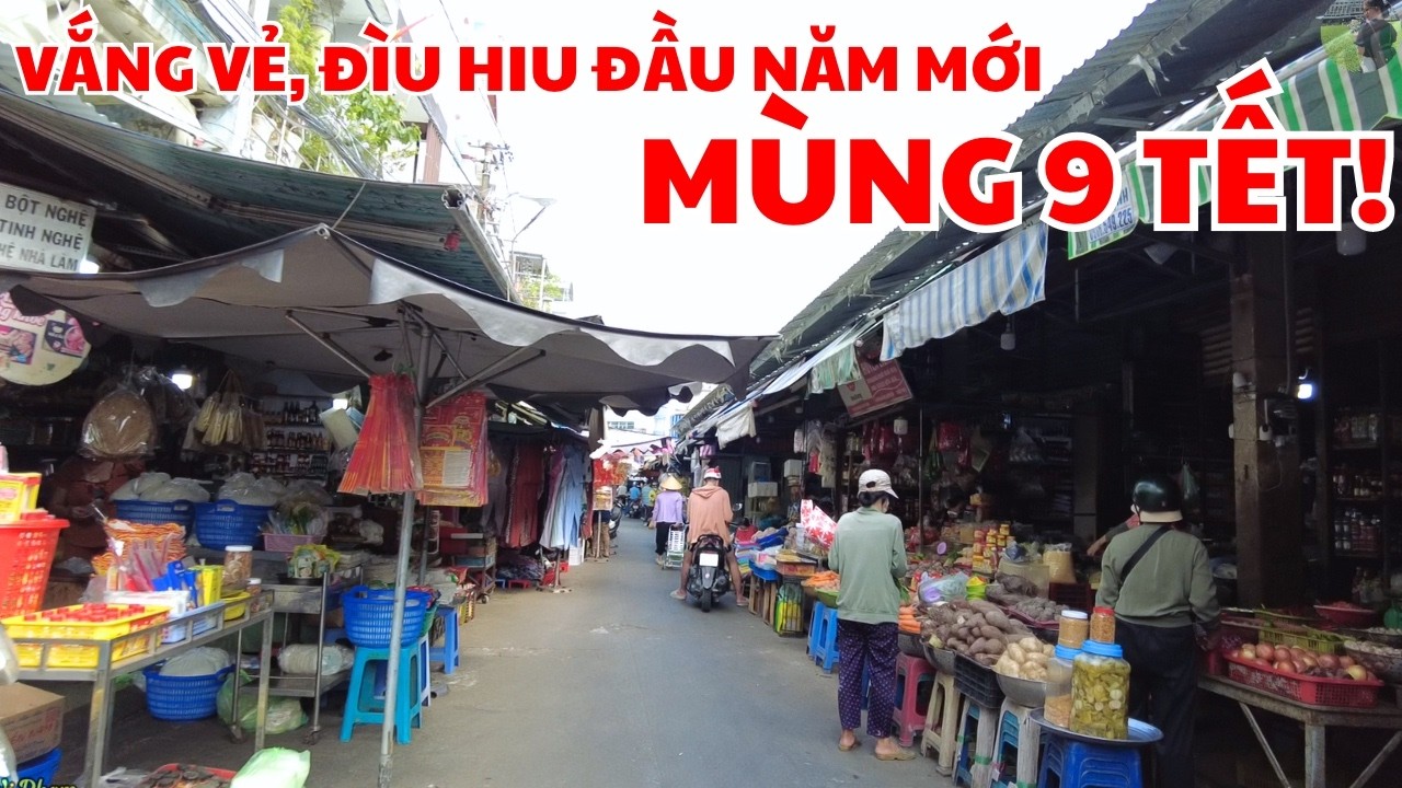 Điu Hiu, Vắng Vẻ Trong Những Ngày Đầu Năm Mới! Chợ Truyền Thống Giờ Còn Chỗ Đứng Không?