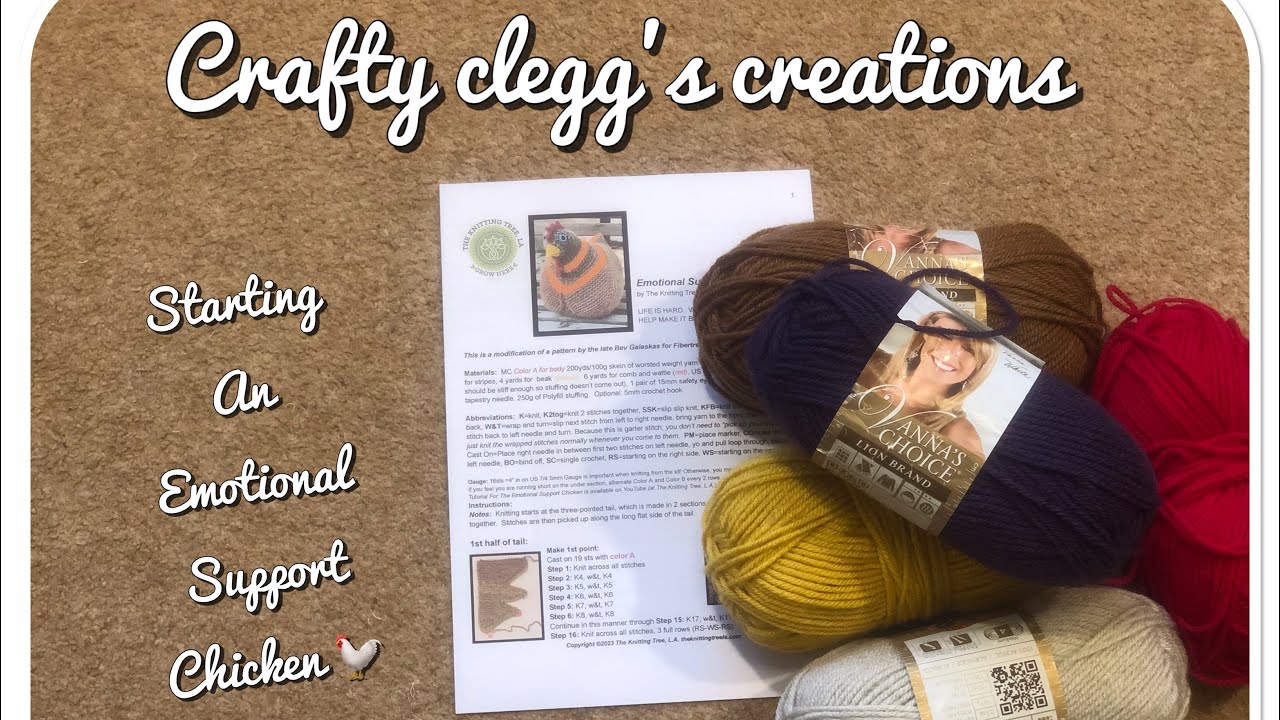Crafty clegg’s creations. Finished tote bag and casting on an #ESChicken