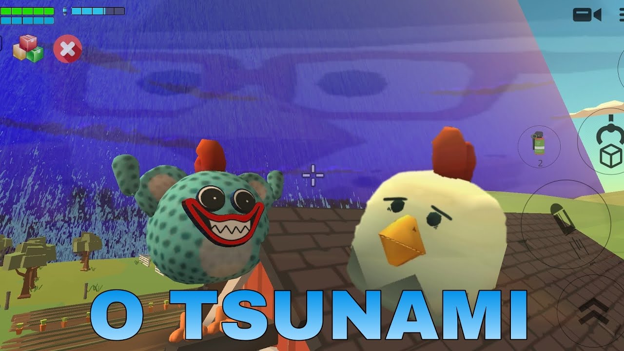 O TSUNAMI! parte 1! Historinha do #chickengun
