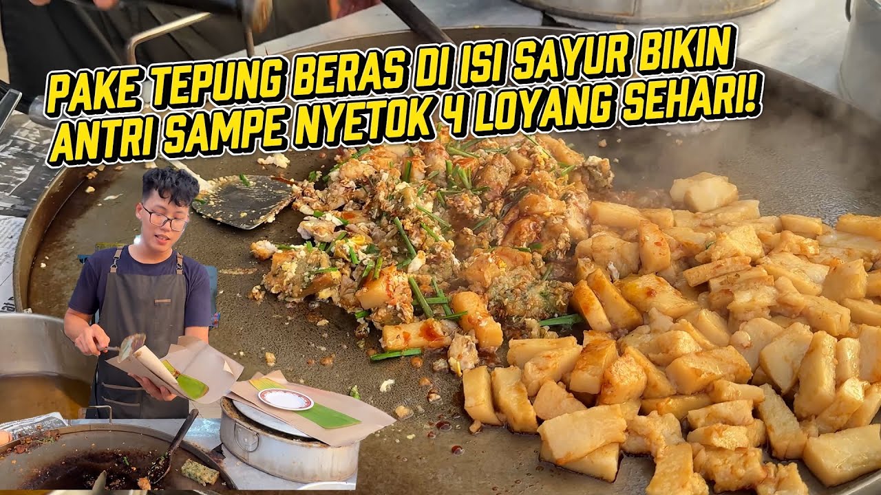 PAKE TEPUNG BERAS DI ISI SAYUR BIKIN ANTRI SAMPE NYETOK 4 LOYANG SEHARI!